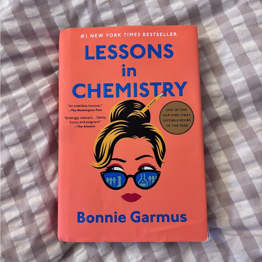 Lessons in Chemistry hardcover book
Bonnie Garmus